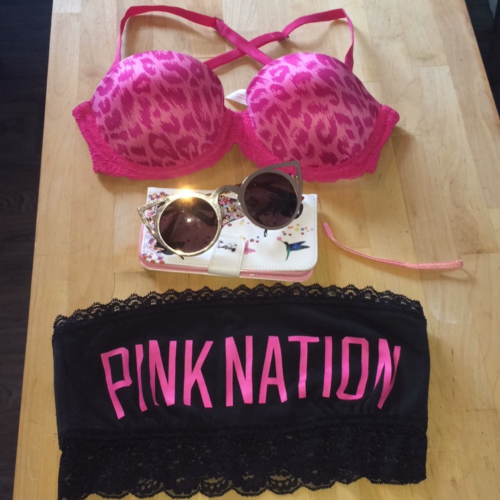 💕Pink bra💕